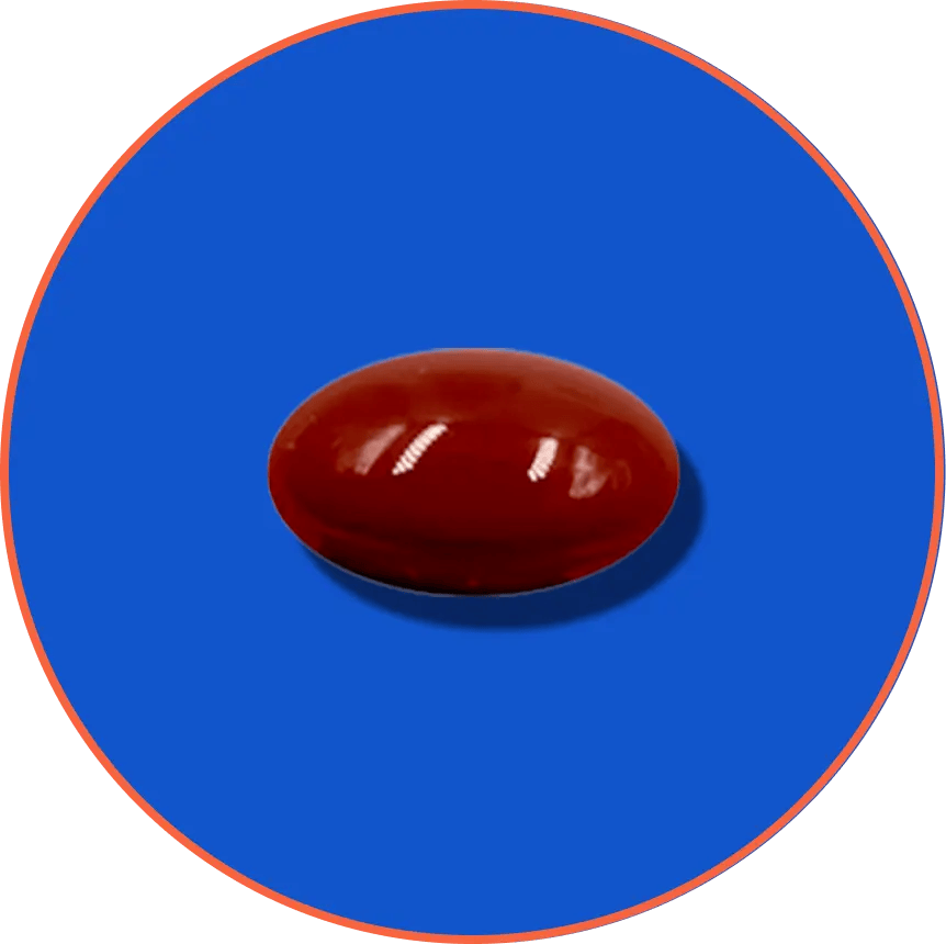 One capsule of the PreserVision AREDS 2 Minigel